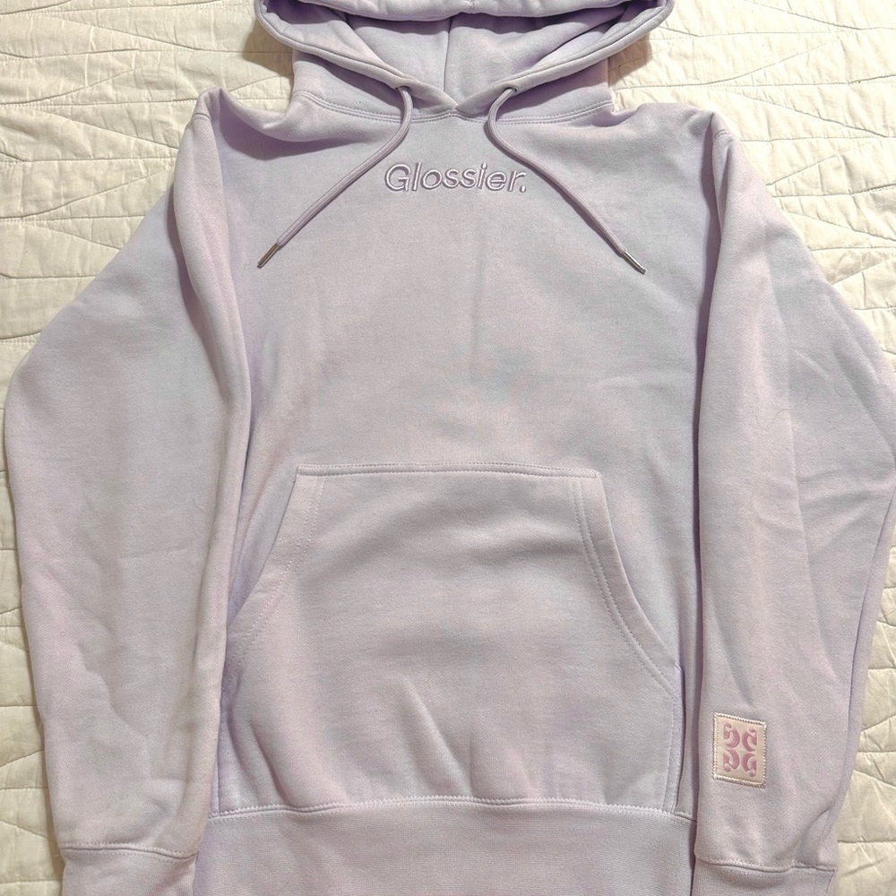 💜Glossier - Lavender / Purple Hoodie - Extra Small
